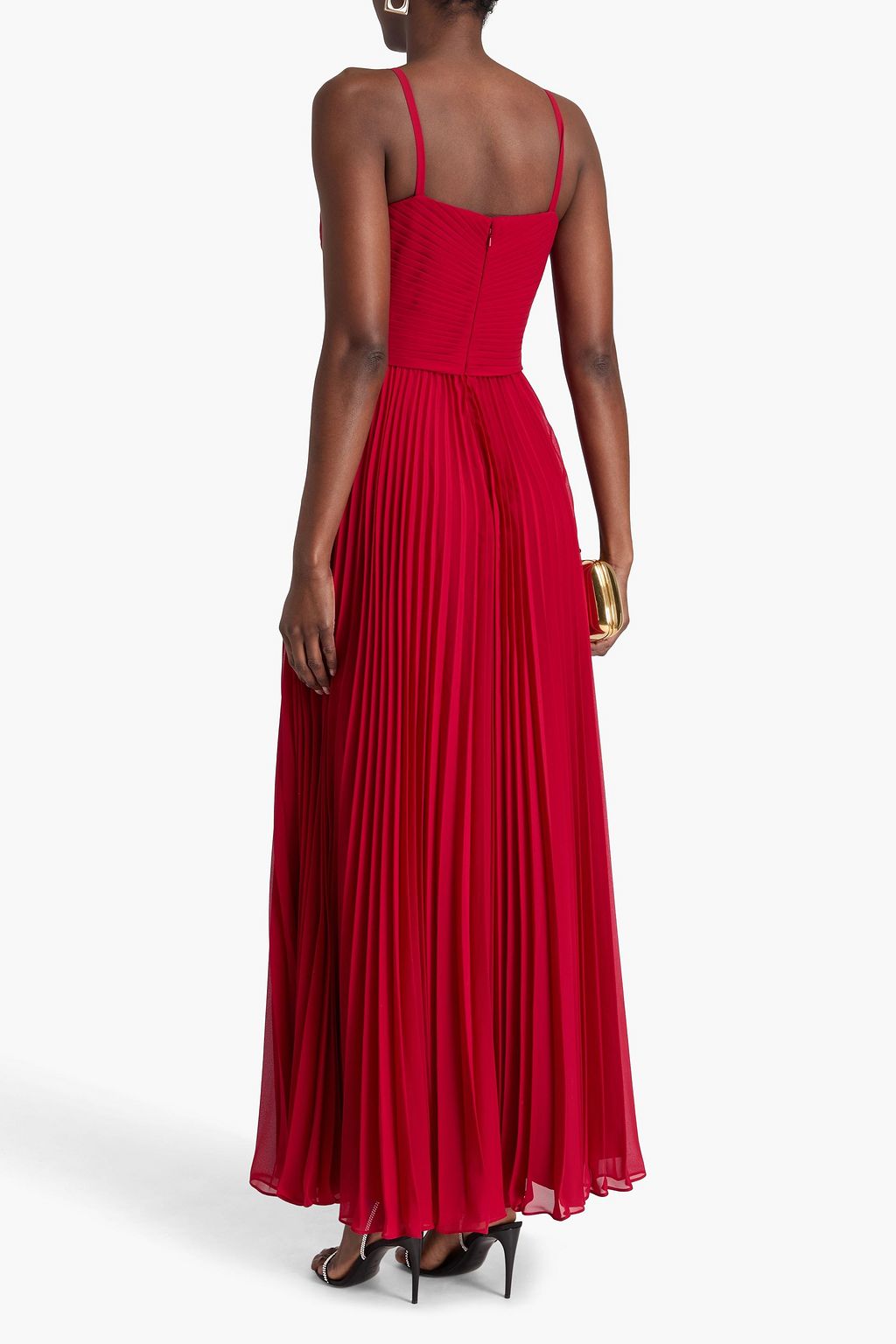ZAC POSEN Robe aus Chiffon mit Falten