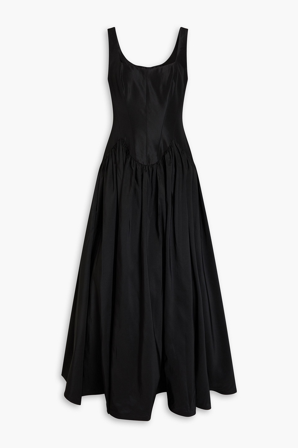 Zac Posen Gathered Taffeta Gown