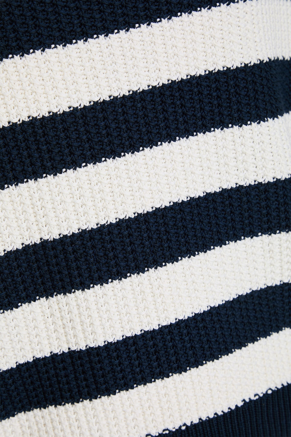 Carolina Herrera Striped Silk And Cotton-blend Sweater