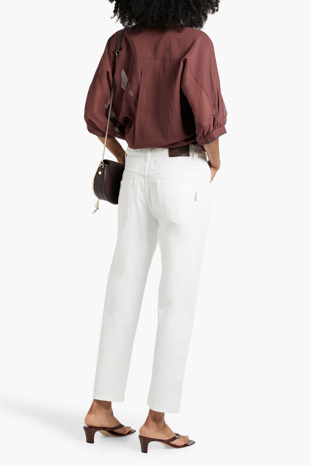 BRUNELLO CUCINELLI High-rise straight-leg jeans