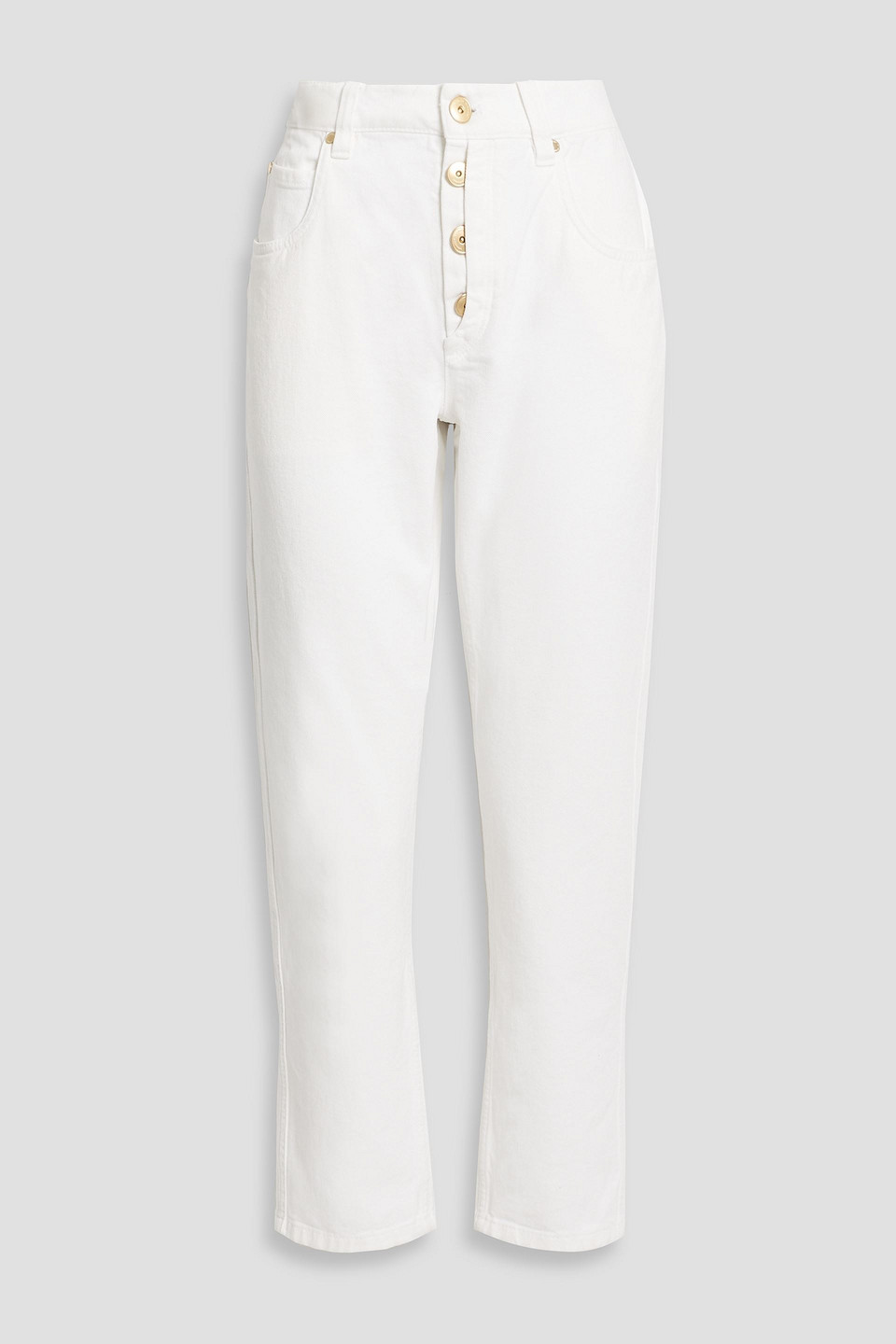 Brunello Cucinelli High-rise Straight-leg Jeans