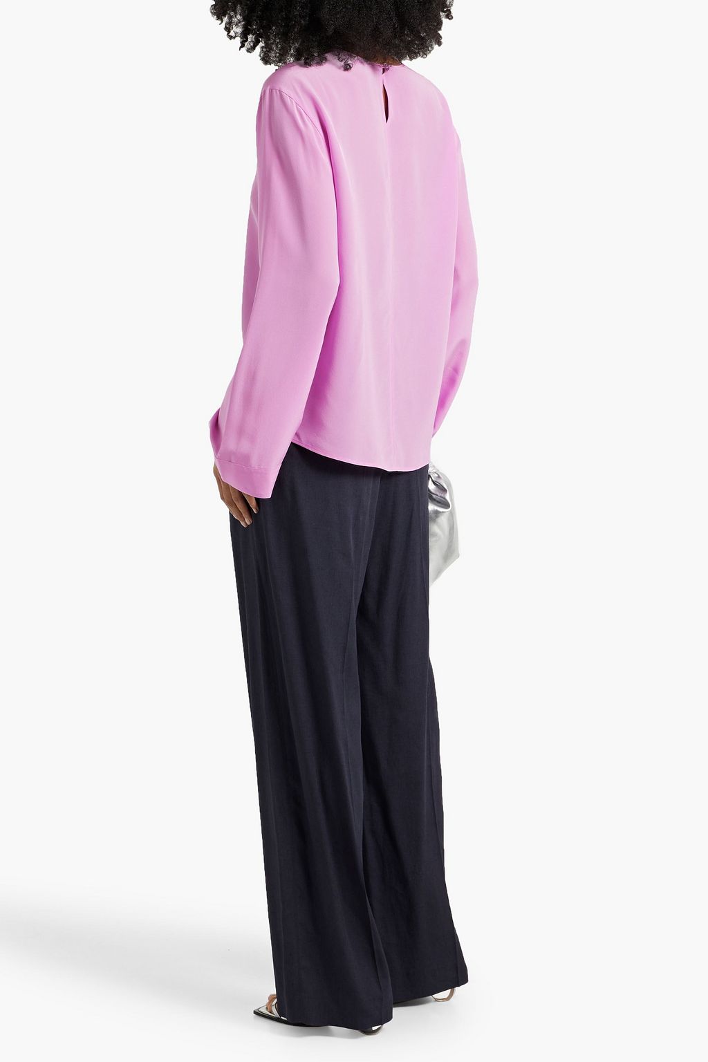 JOSEPH Braidwood silk-crepe blouse