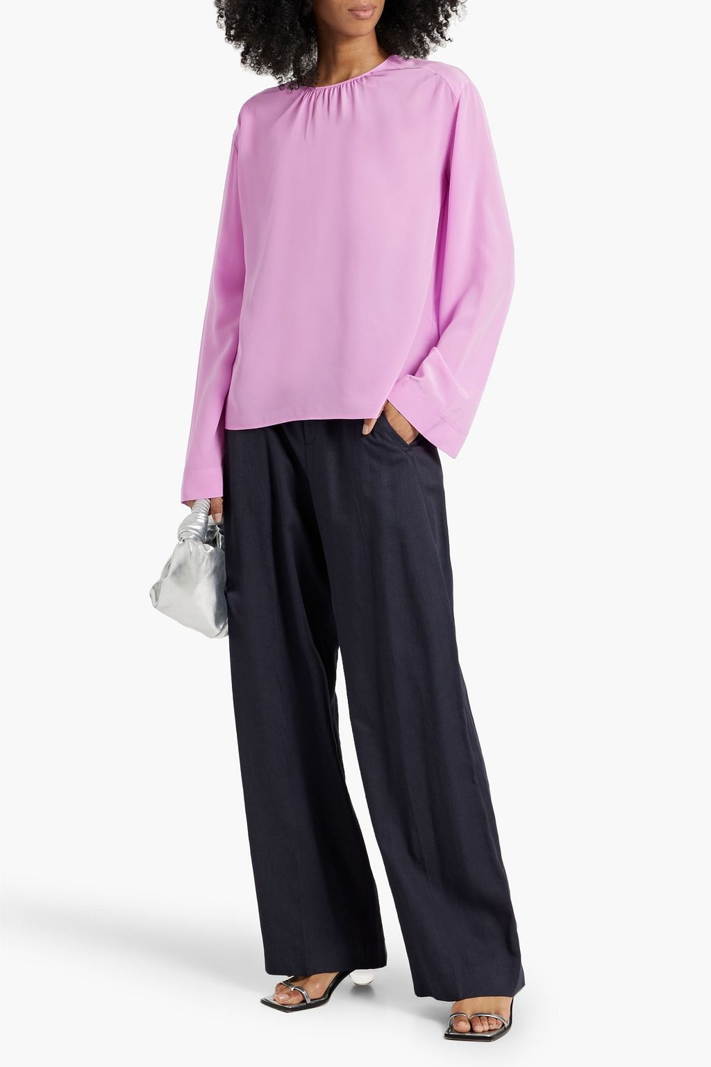 JOSEPH Braidwood silk-crepe blouse