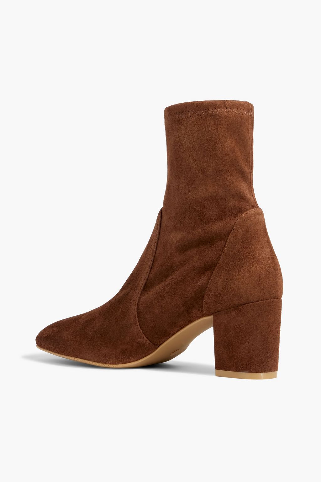 STUART WEITZMAN Yuliana 60 Ankle Boots aus Stretch-Veloursleder