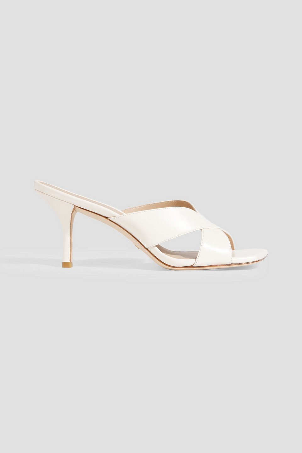 Stuart Weitzman Carmen 75 Leather Mules