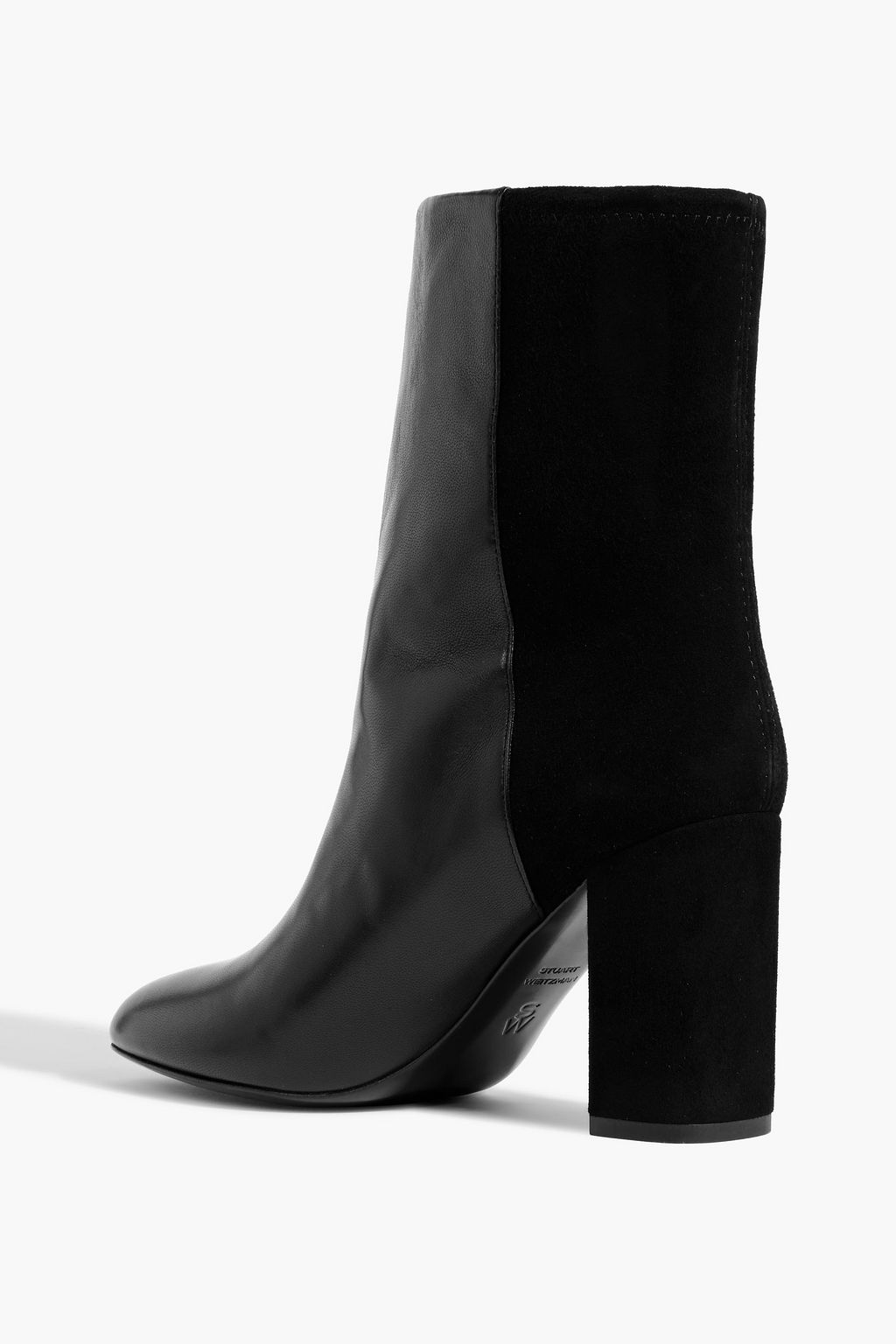 STUART WEITZMAN Leather and suede ankle boots