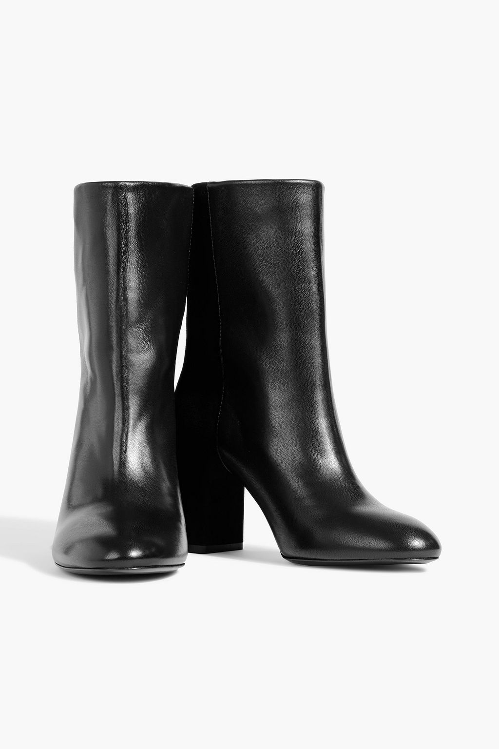 STUART WEITZMAN Leather and suede ankle boots