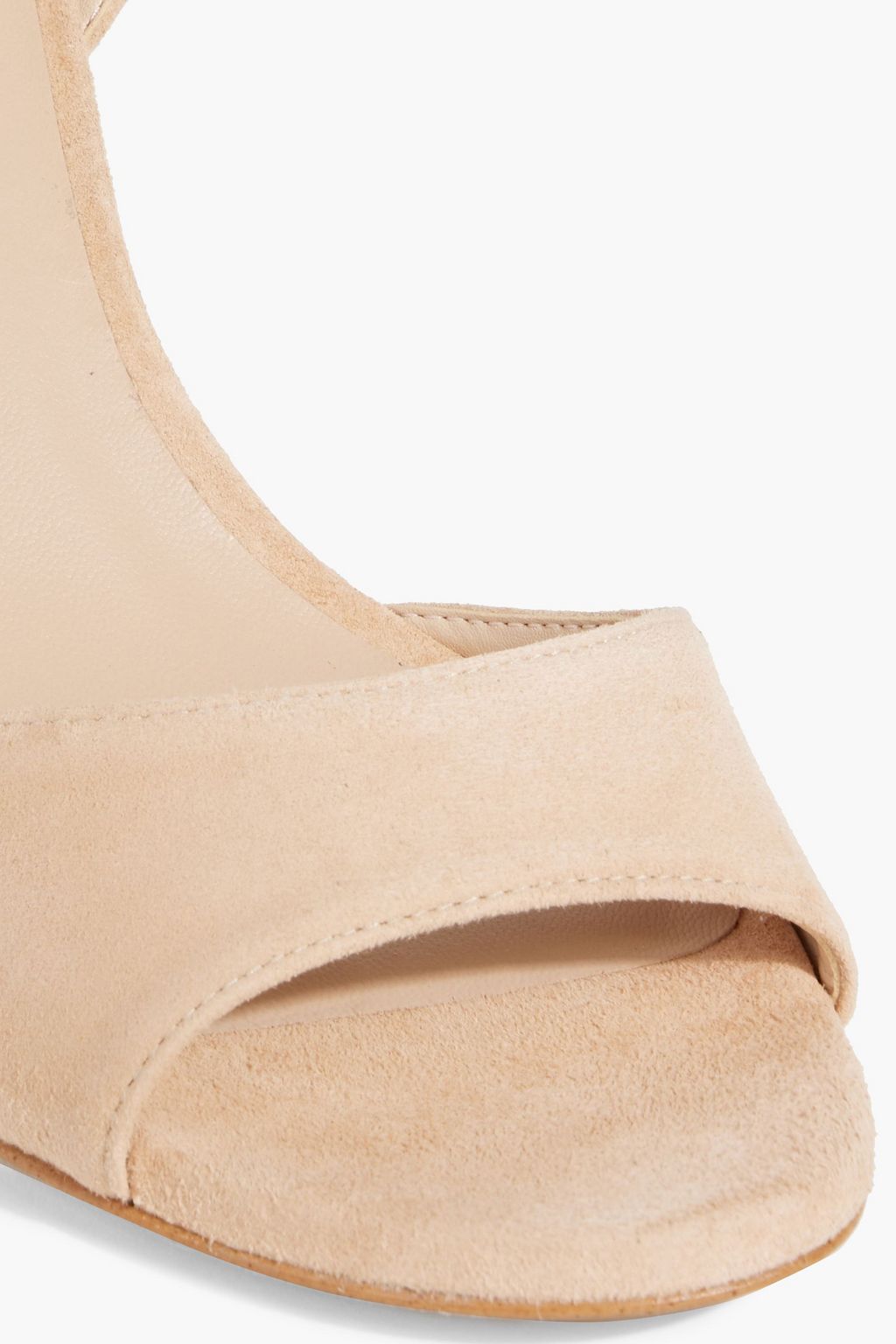 STUART WEITZMAN Alshn 75 crystal-embellished suede sandals