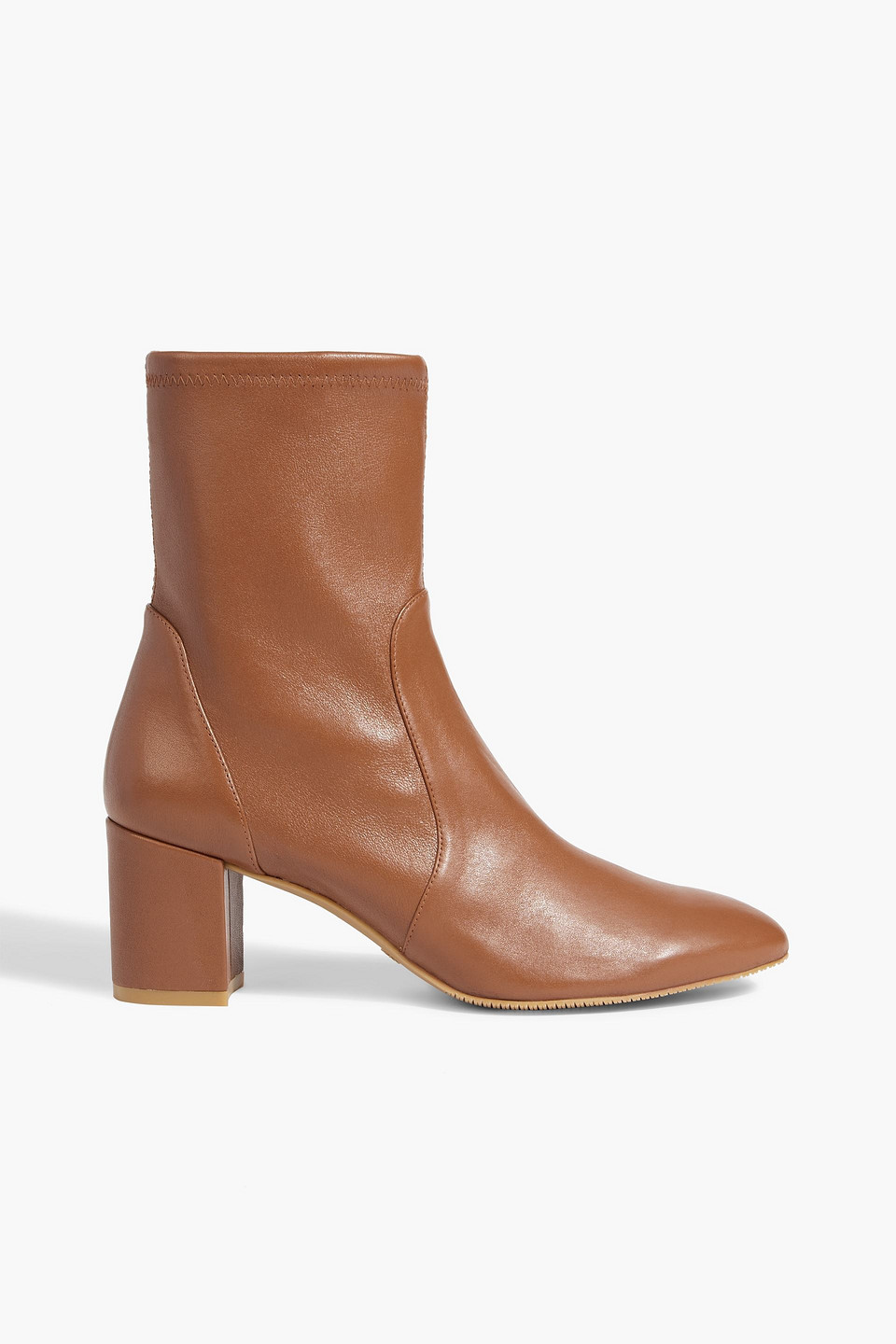 Stuart Weitzman Womens Brown Flareblock 85 Suede Sock Boots In Brown