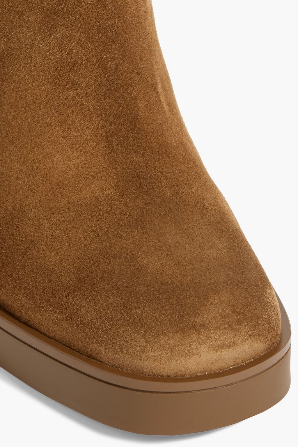 STUART WEITZMAN Bethenny 80 Ankle Boots aus Veloursleder