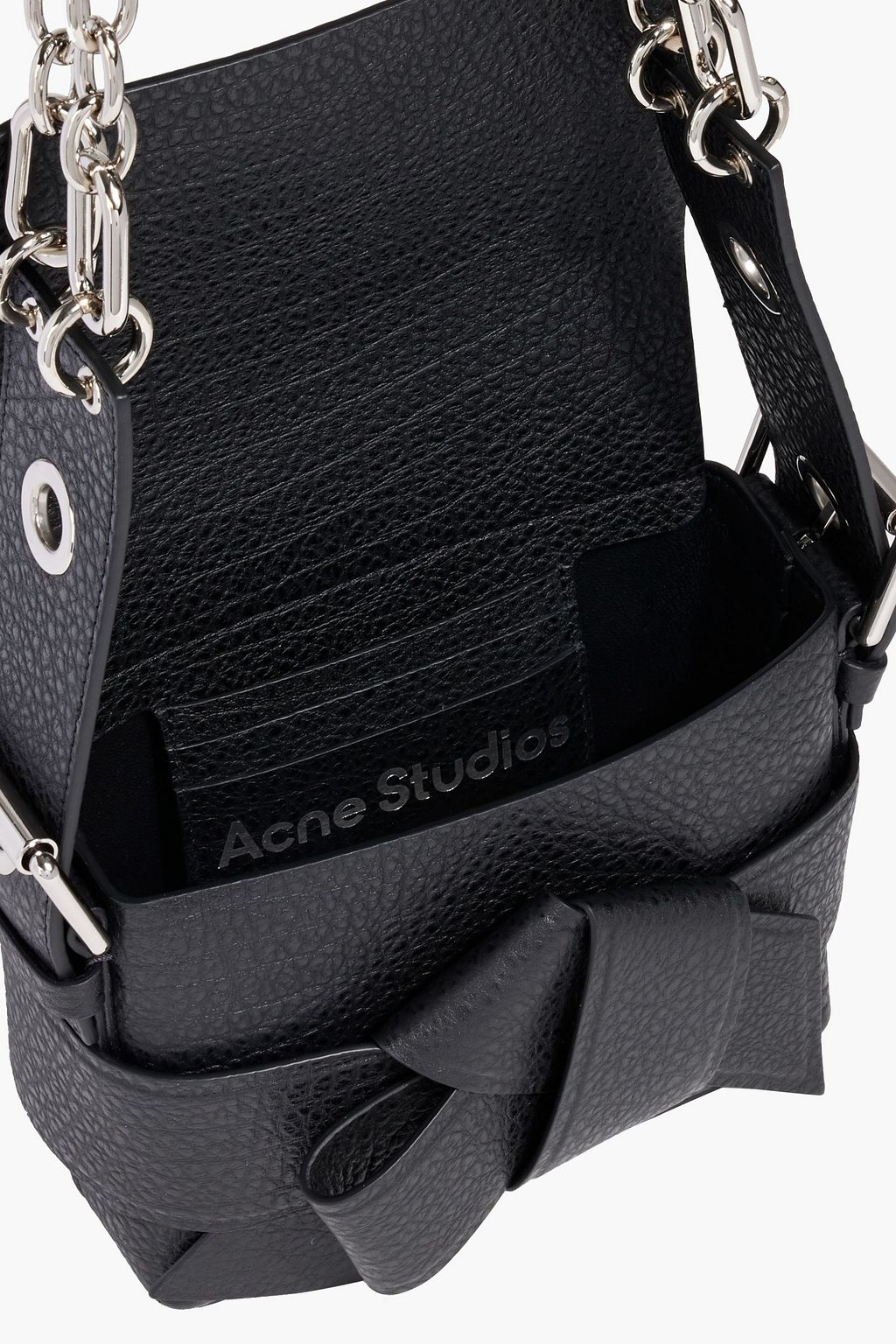 ACNE STUDIOS Musubi pebbled-leather shoulder bag