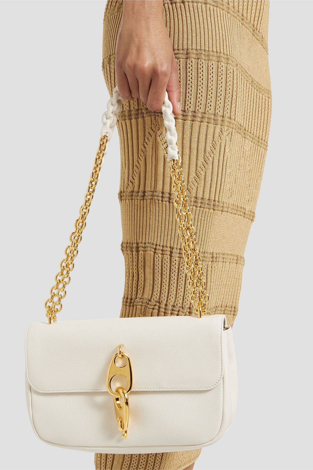 TOM FORD Carine medium textured-leather shoulder bag