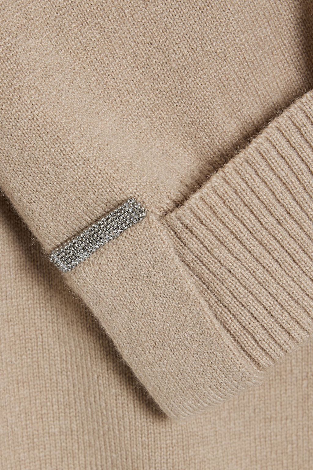 BRUNELLO CUCINELLI Bead-embellished cashmere sweater