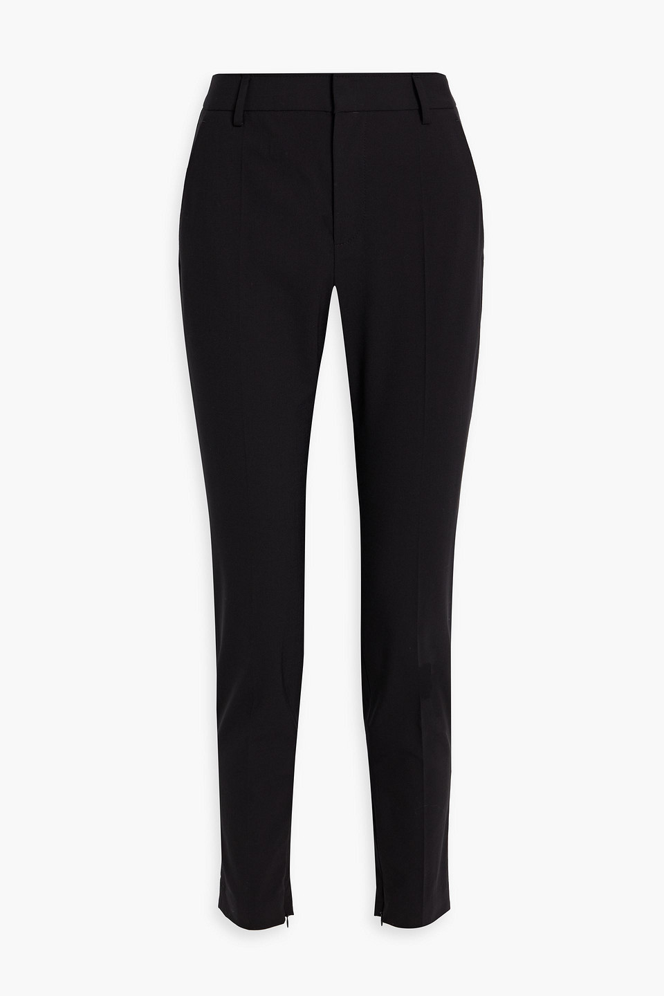 Brunello Cucinelli Wool-blend Slim-leg Pants In Black