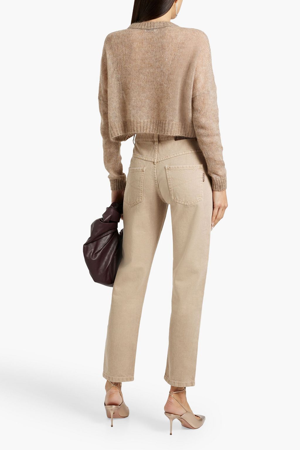BRUNELLO CUCINELLI High-rise straight-leg jeans