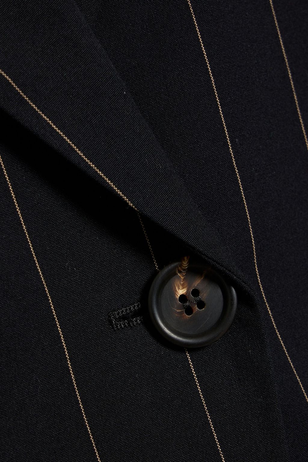 BRUNELLO CUCINELLI Pinstriped cotton-blend blazer
