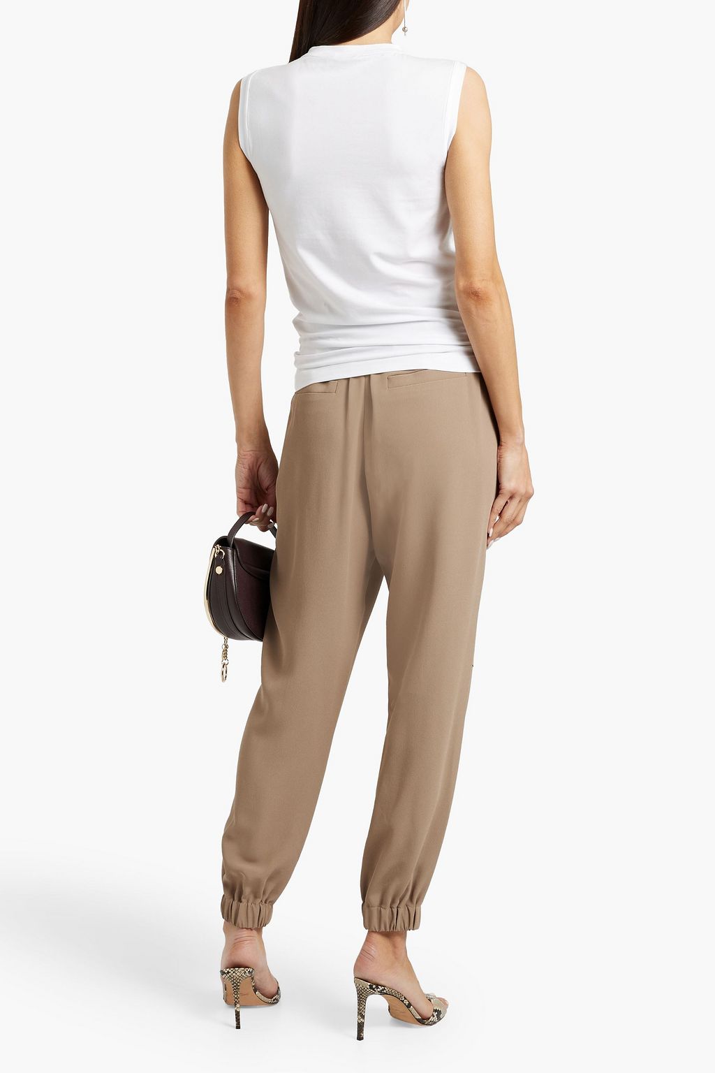 BRUNELLO CUCINELLI Crepe tapered pants