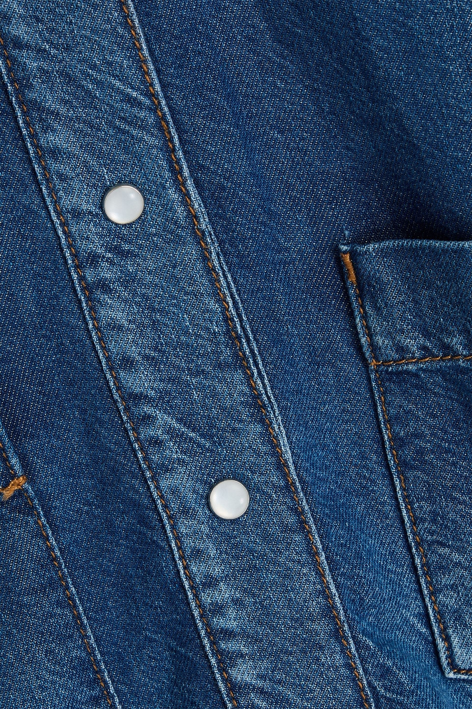 Ganni Faded Denim Shirt
