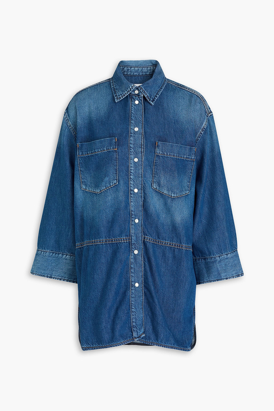 Ganni Faded Denim Shirt