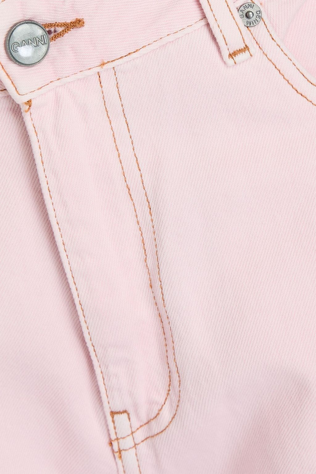 GANNI ハイライズ バレルレッグジーンズ