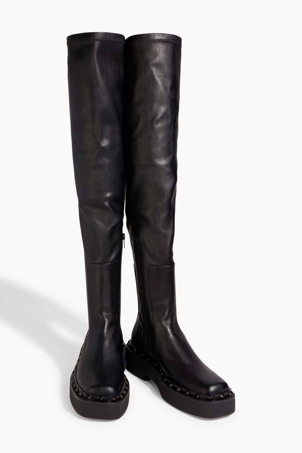 VALENTINO GARAVANI Rockstud platform over-the-knee boots