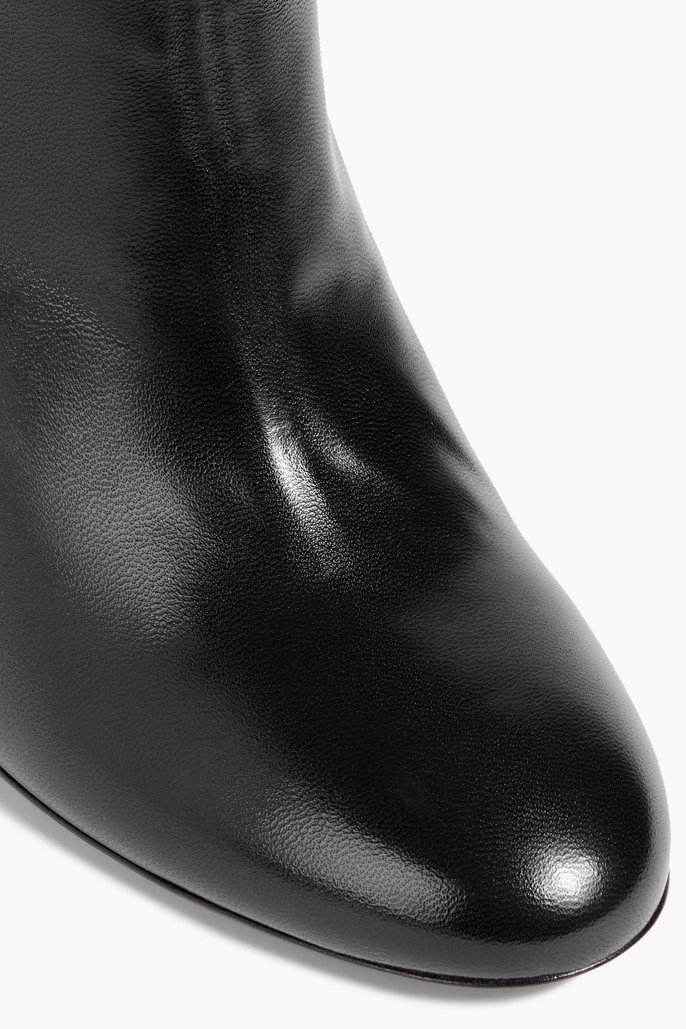 Stuart Weitzman Leather And Suede Knee Boots In Black