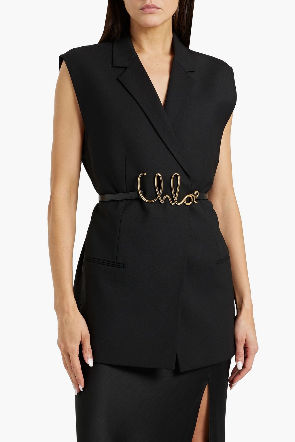 CHLOÉ Iconic embellished leather belt