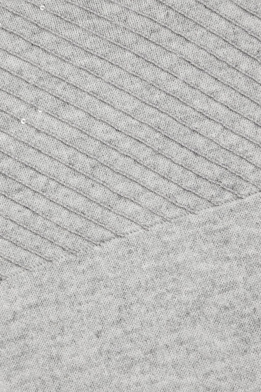 BRUNELLO CUCINELLI Sequin-embellished cashmere sweater