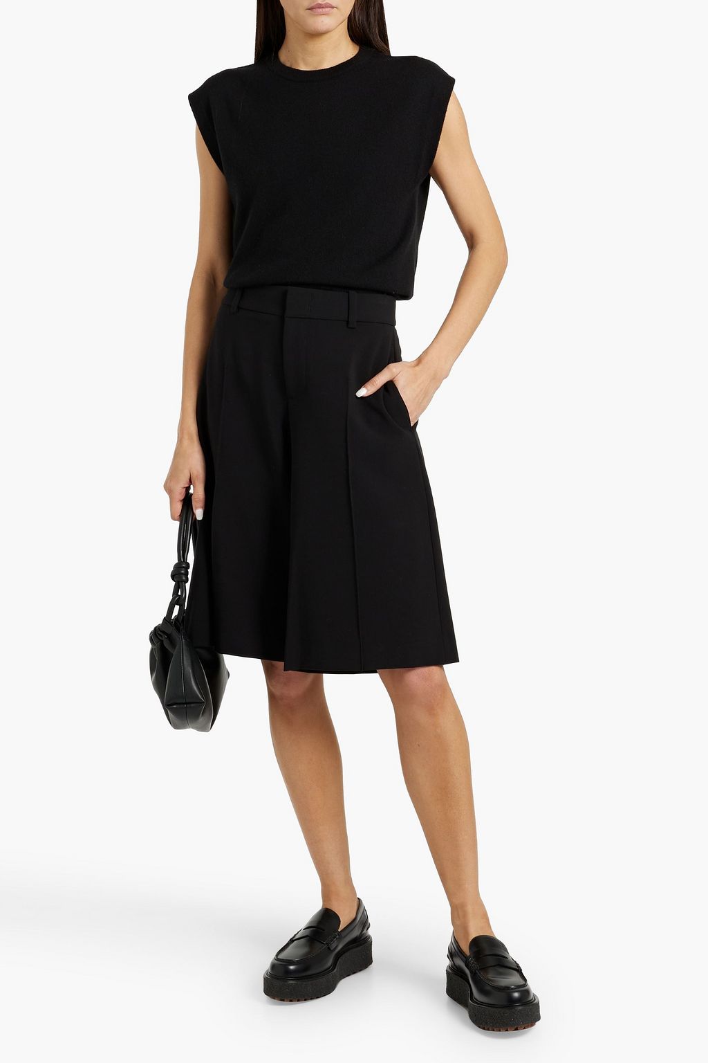 BRUNELLO CUCINELLI Bead-embellished cashmere top