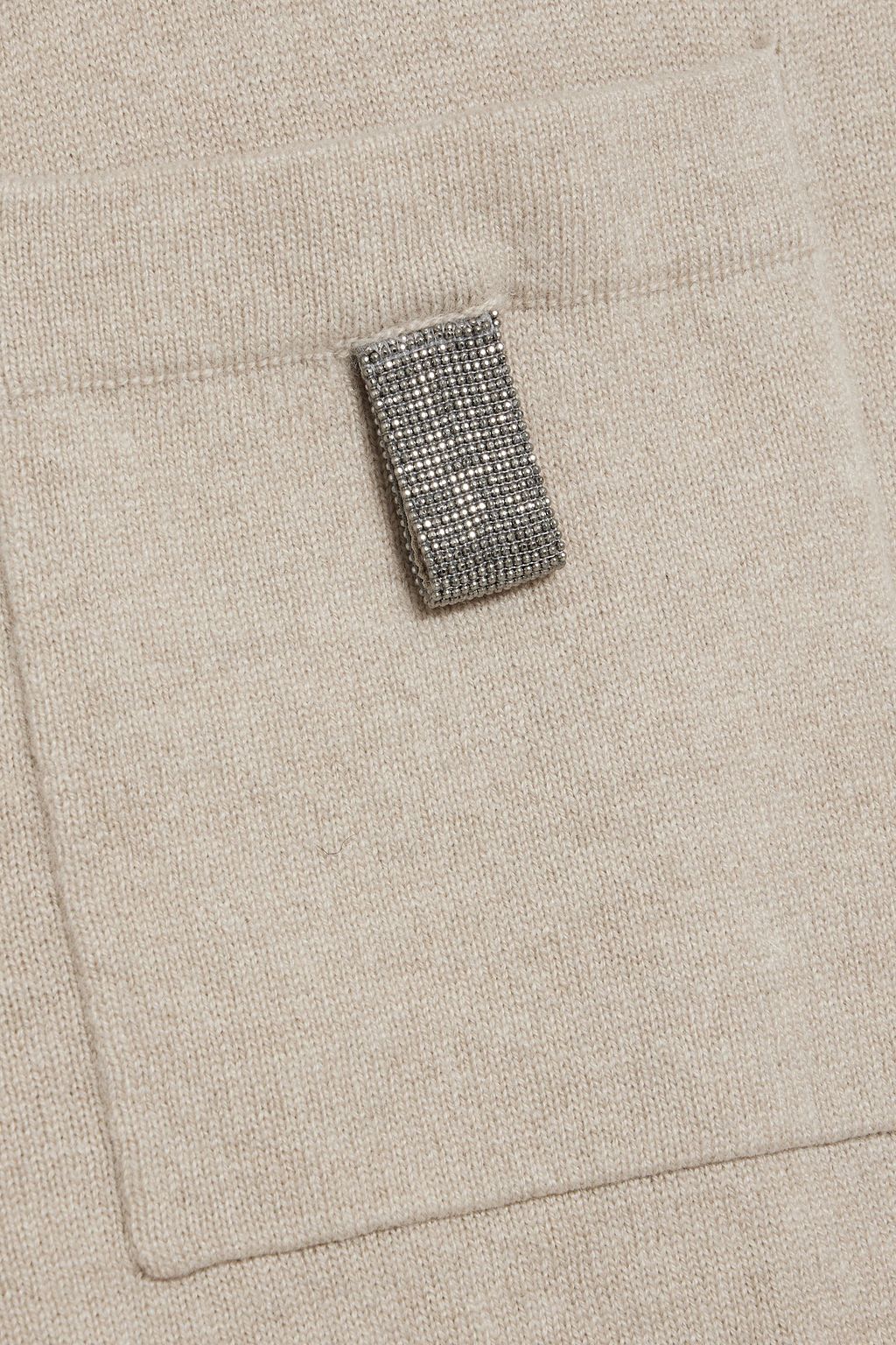 BRUNELLO CUCINELLI Bead-embellished cashmere sweater