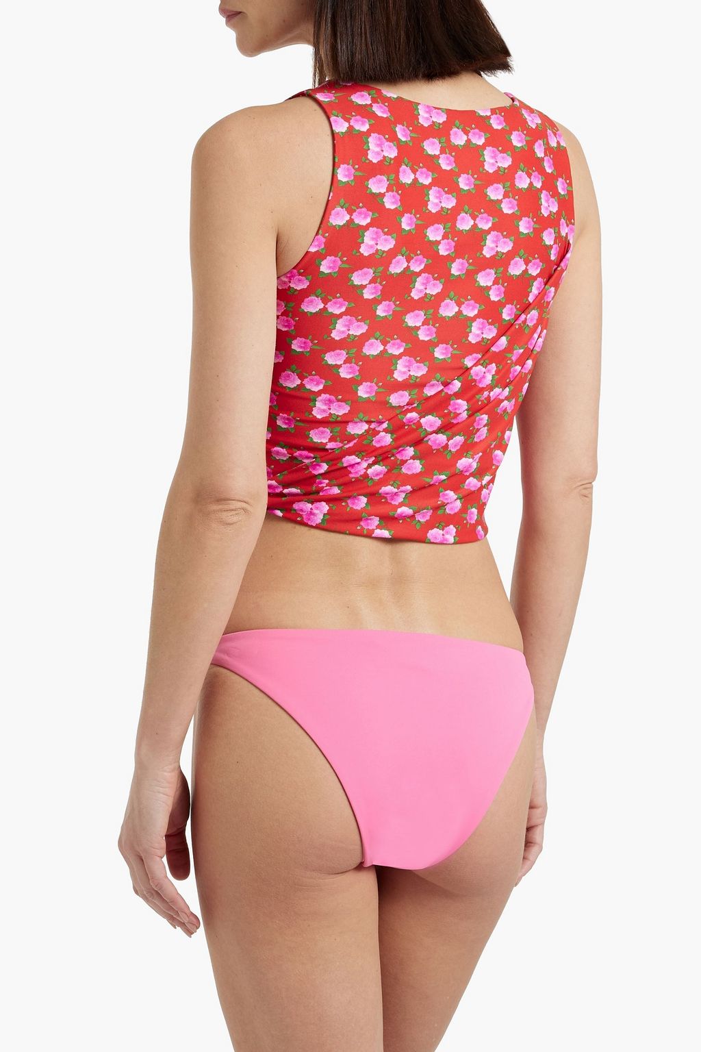 MAGDA BUTRYM Floral-print bikini top