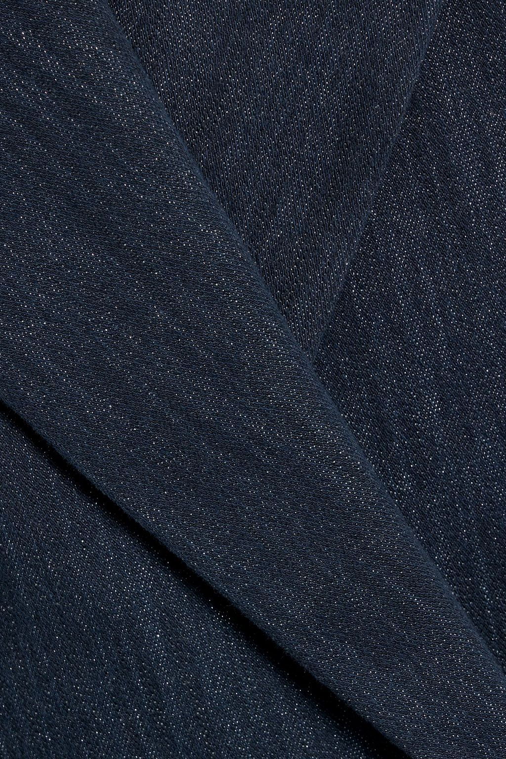 BRUNELLO CUCINELLI Double-breasted bead-embellished denim blazer