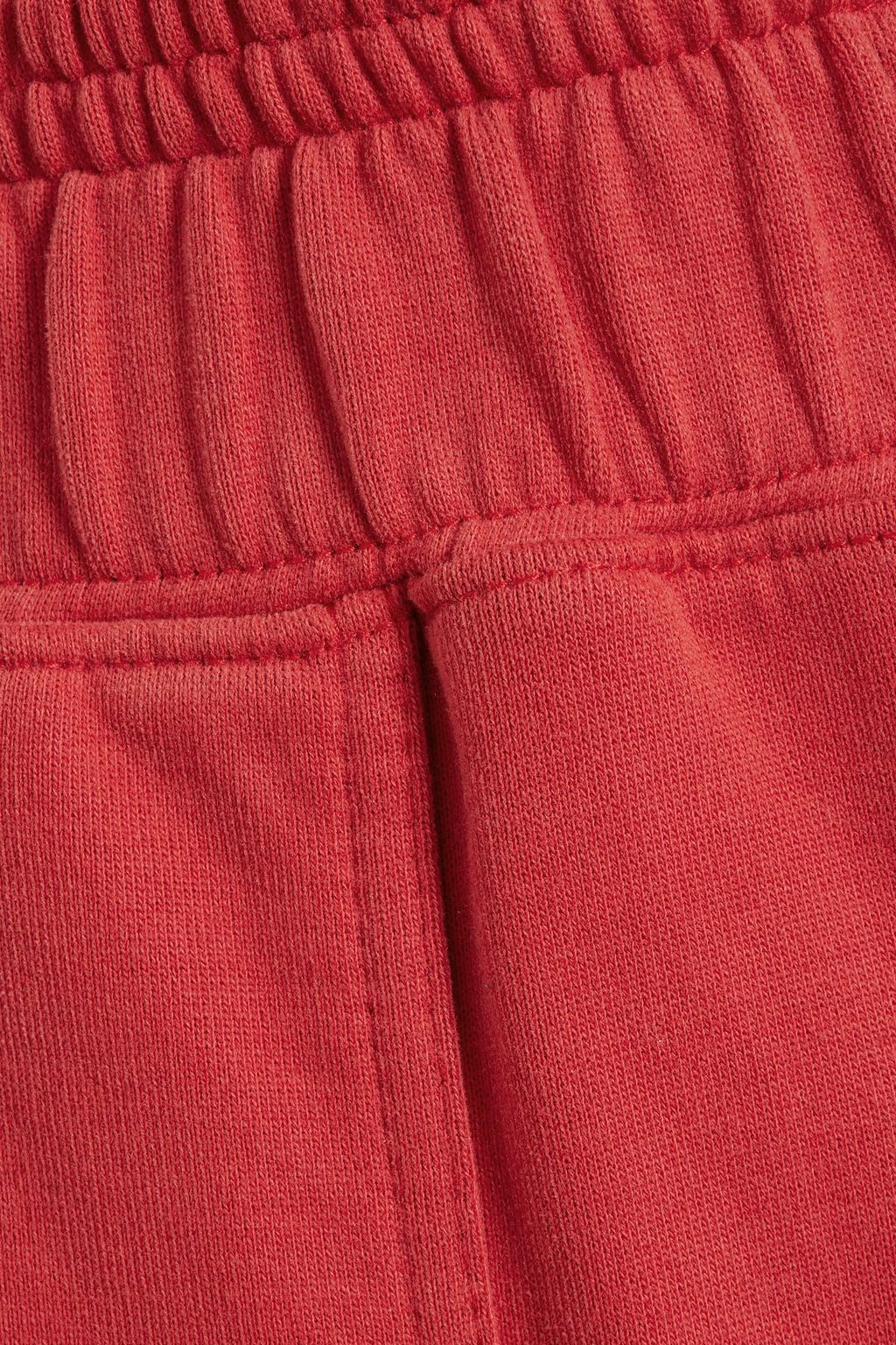 BRUNELLO CUCINELLI Cropped French cotton-terry track pants