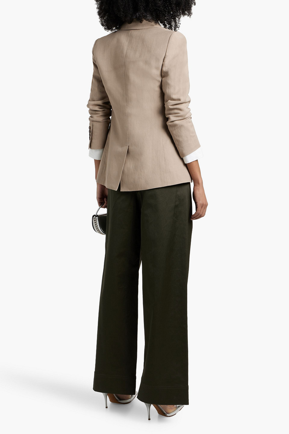 Brunello Cucinelli Bead-embellished Twill Blazer
