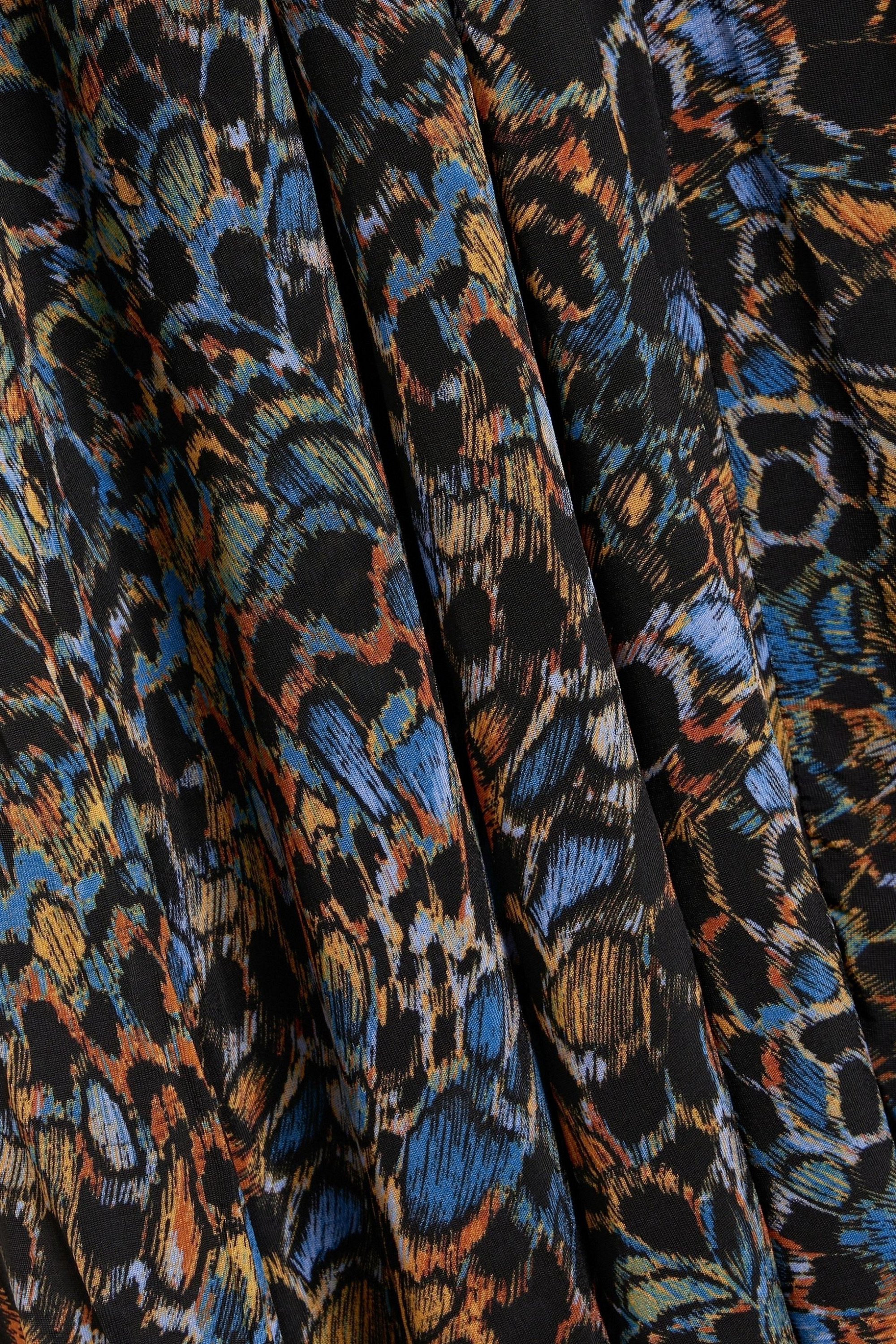 Ulla Johnson Orianna ruched printed stretch-jersey midi dress