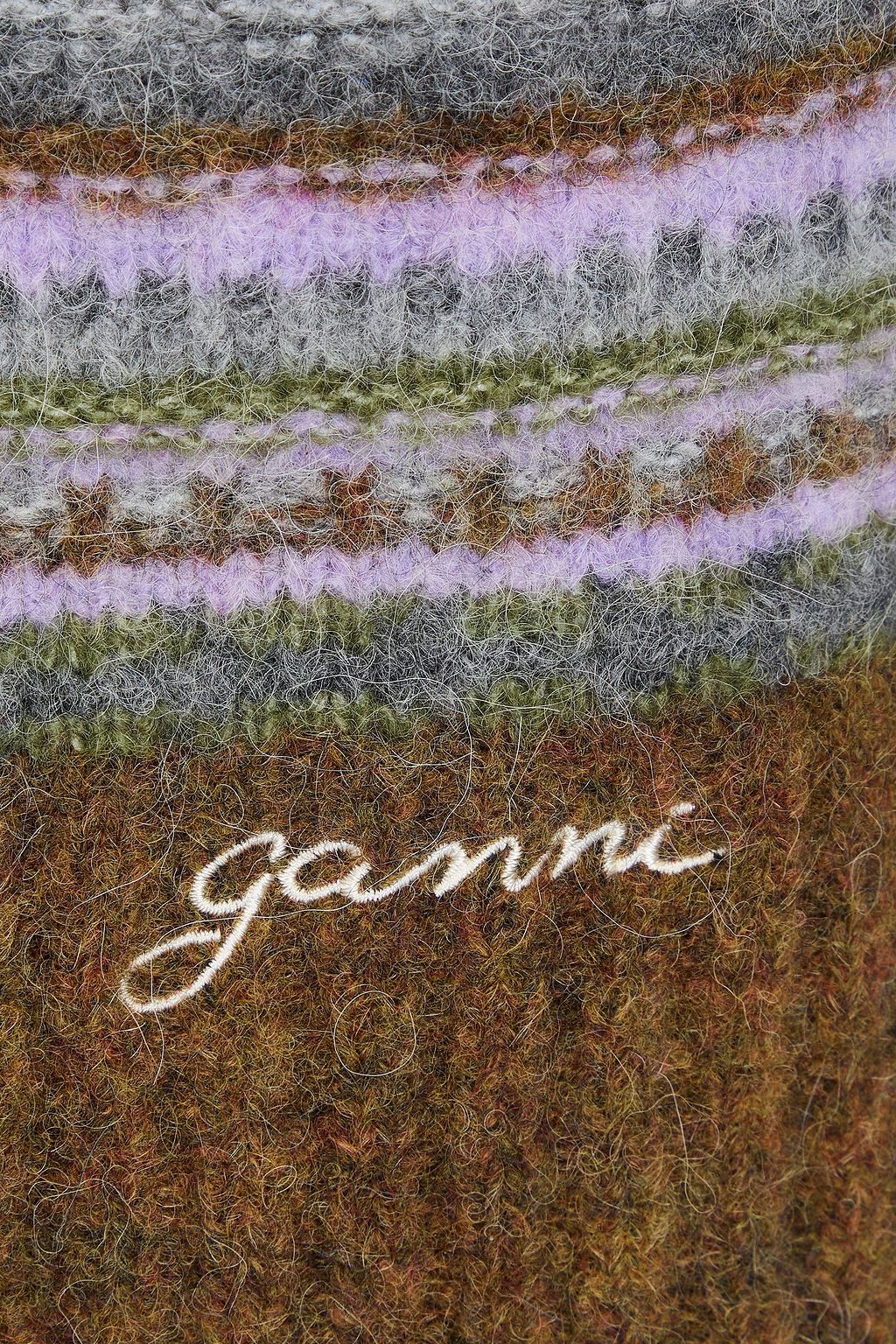 GANNI 스트라이프 니트 베스트