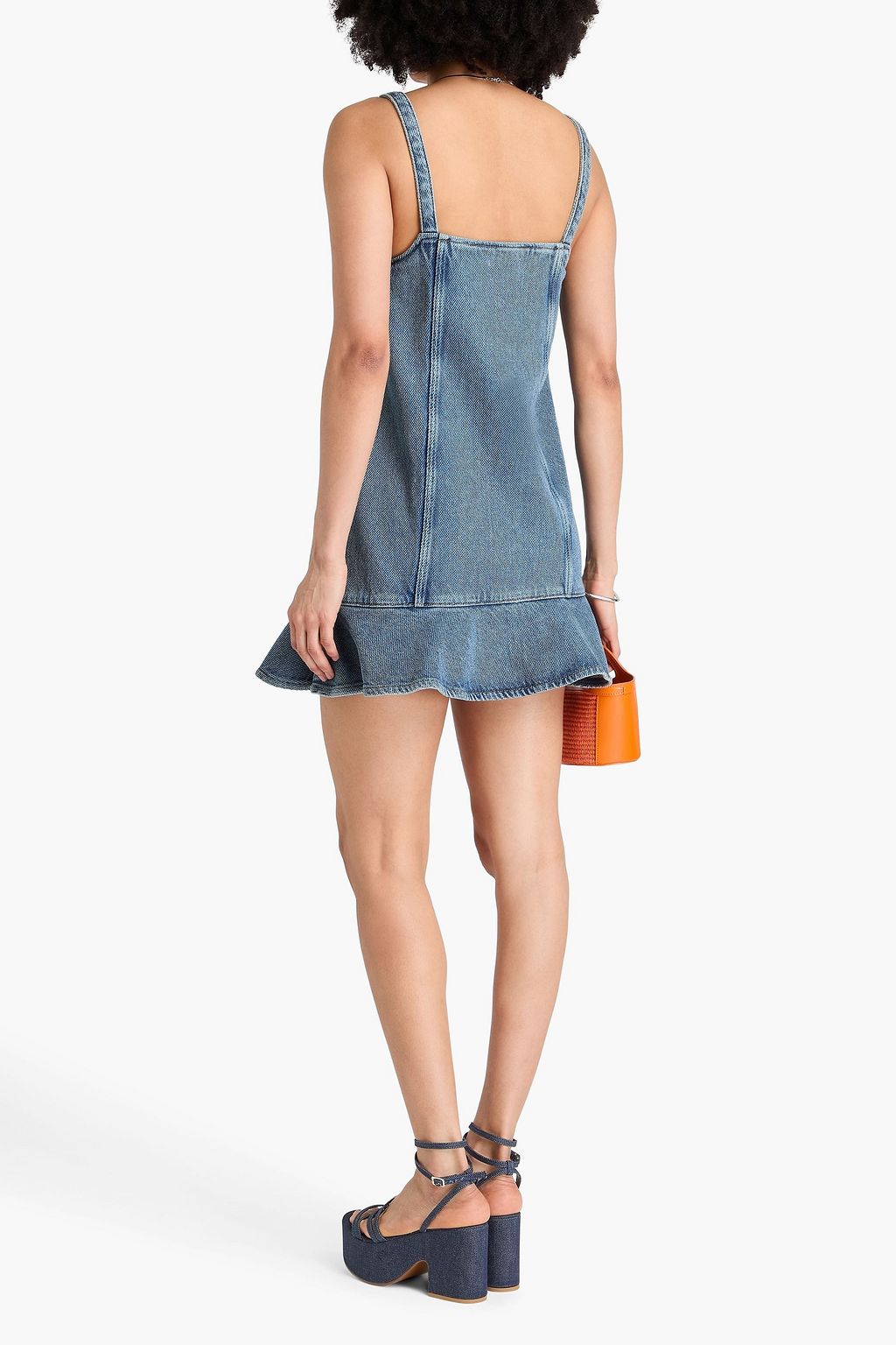 GANNI Denim mini dress