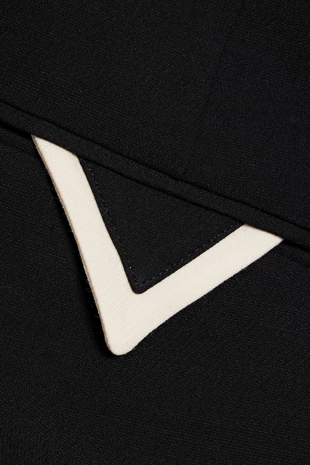 VALENTINO GARAVANI Wool and silk-blend crepe shorts