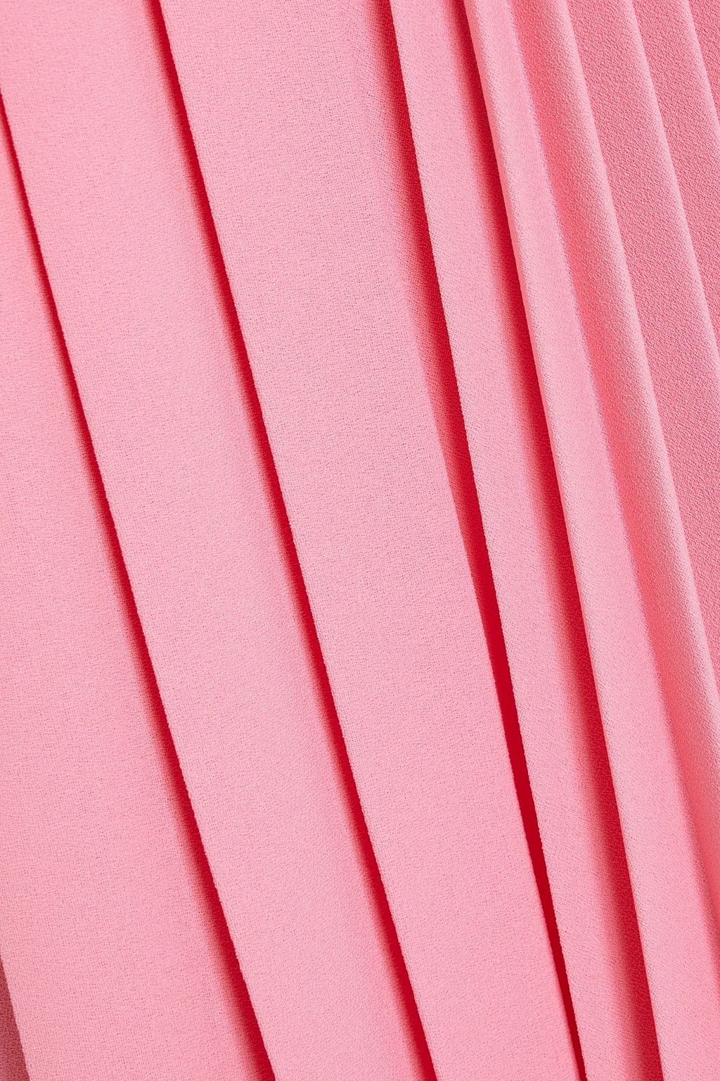 VALENTINO GARAVANI Pleated crepe midi skirt