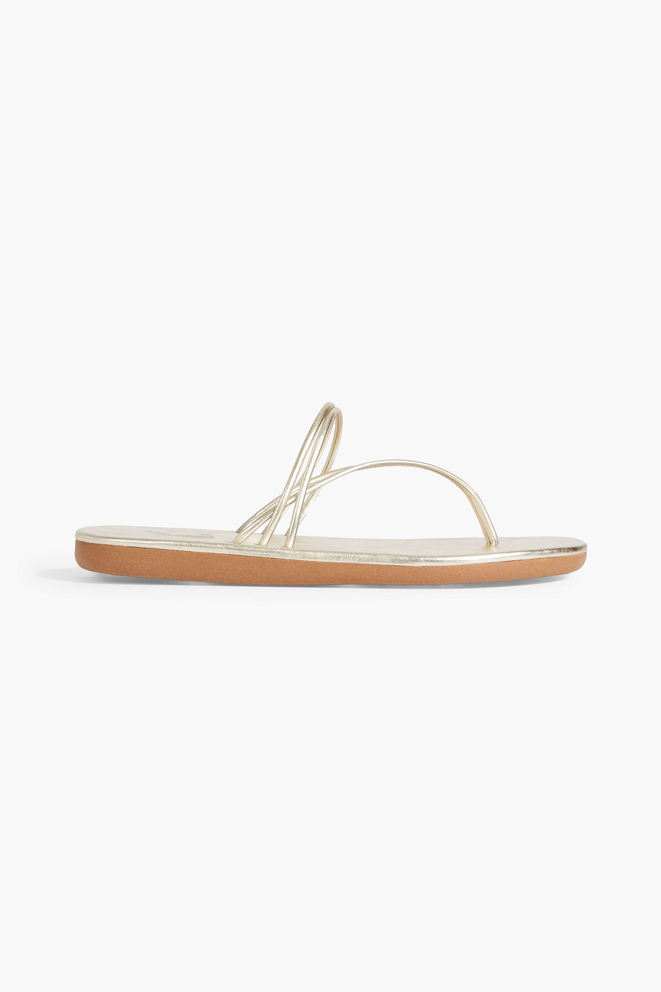 Ancient Greek Sandals E Metallic Sandals In Silver