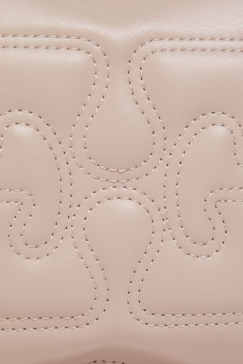 GANNI Butterfly leather-blend tote