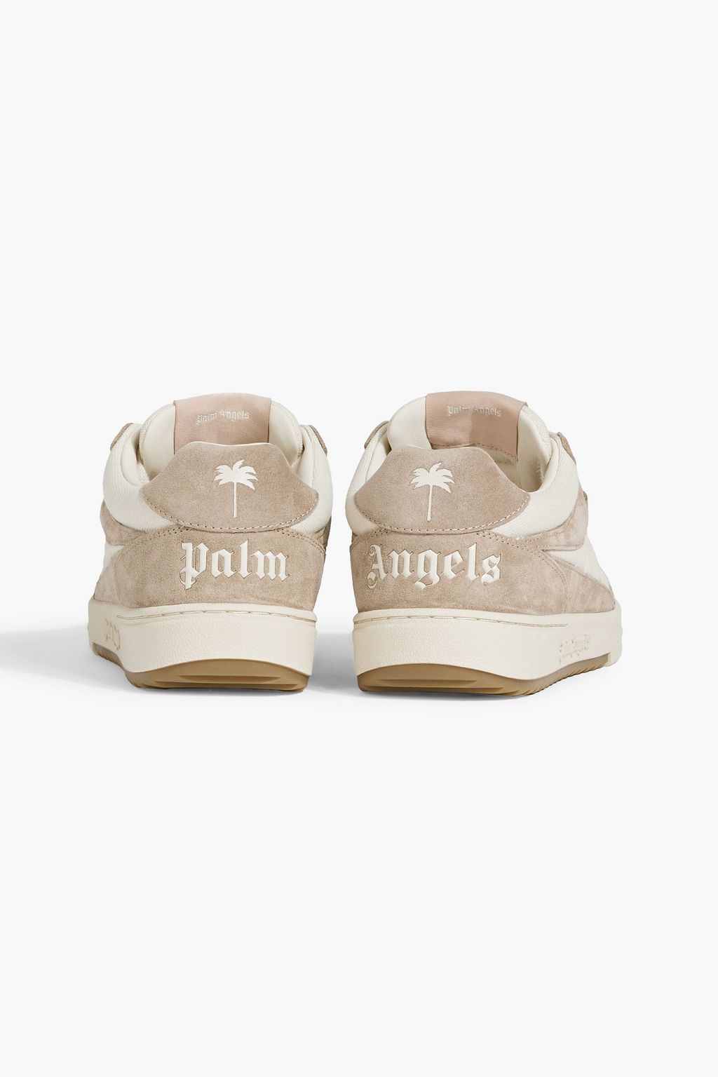 PALM ANGELS University canvas and suede sneakers