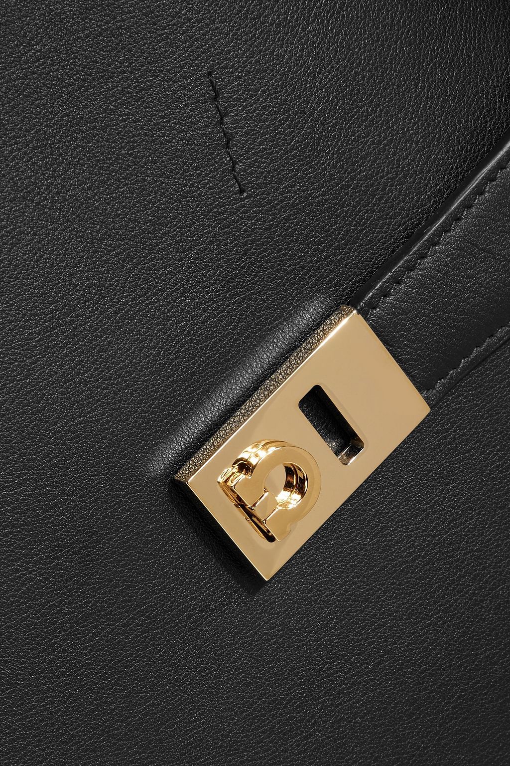 FERRAGAMO Hug textured-leather tote