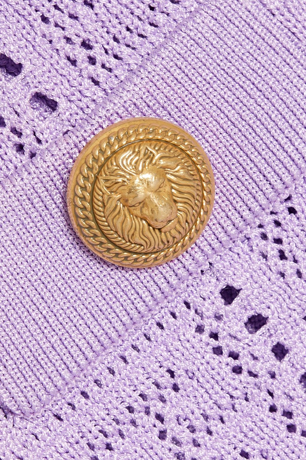 BALMAIN Pointelle-knit shorts