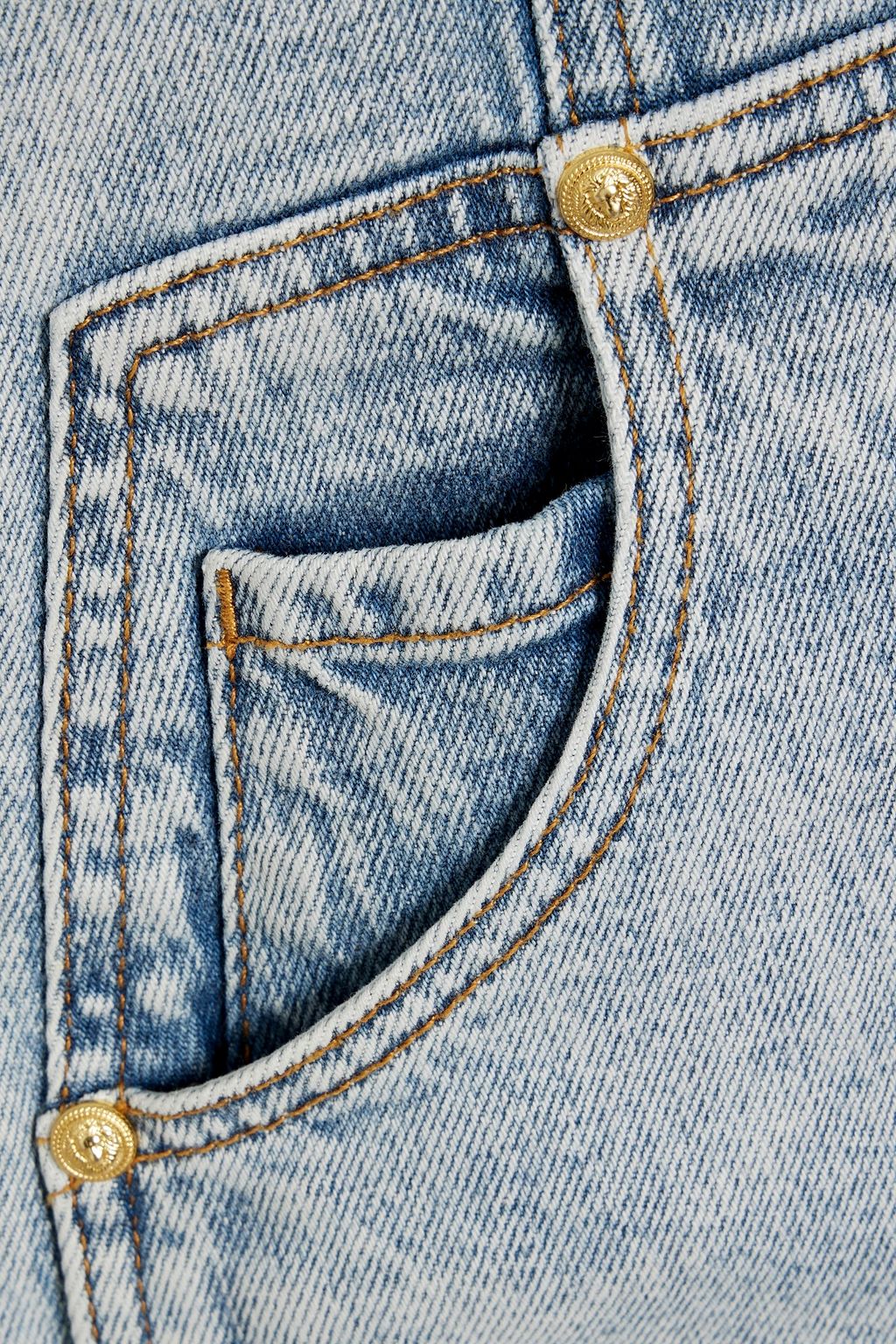 BALMAIN Denim mini dress