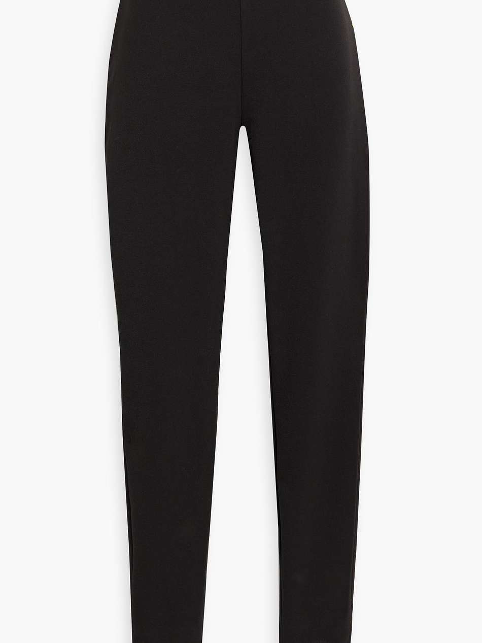 cotton-blend stirrup leggings
