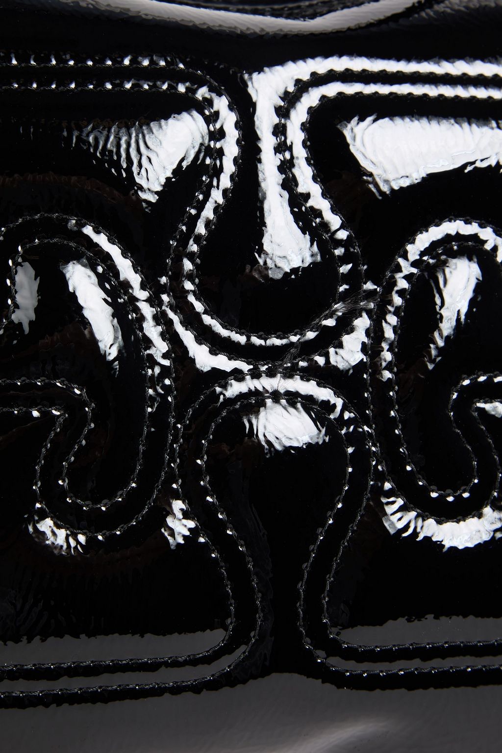 GANNI Butterfly leather-blend shoulder bag