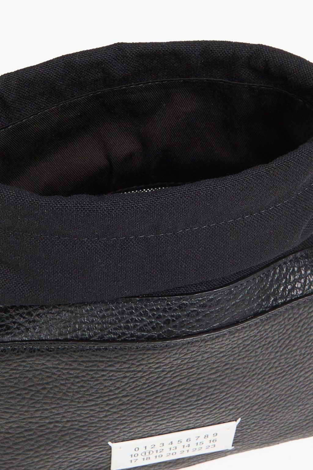 MAISON MARGIELA 5AC pebbled-leather and canvas cross-body bag