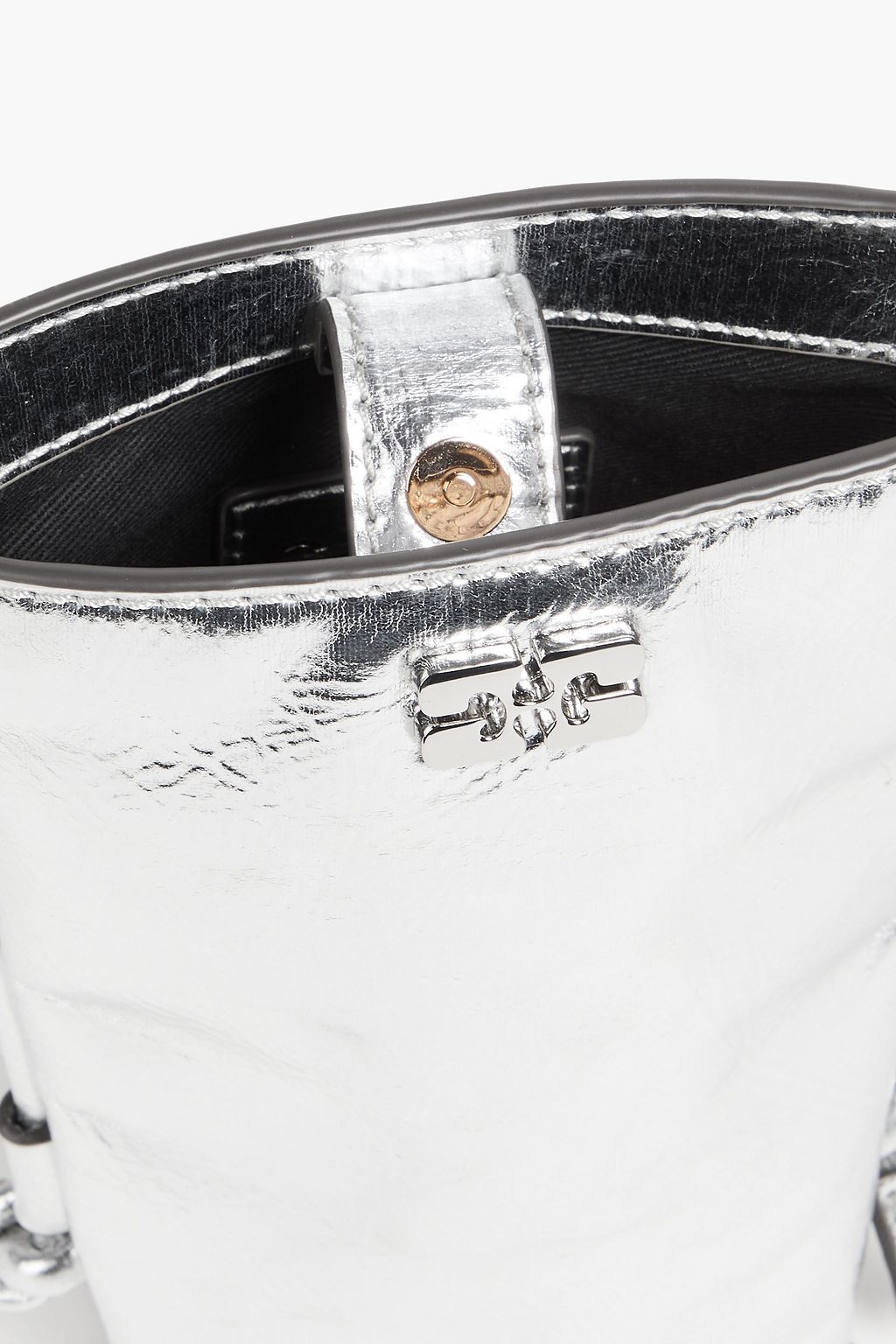 GANNI Metallic shoulder bag