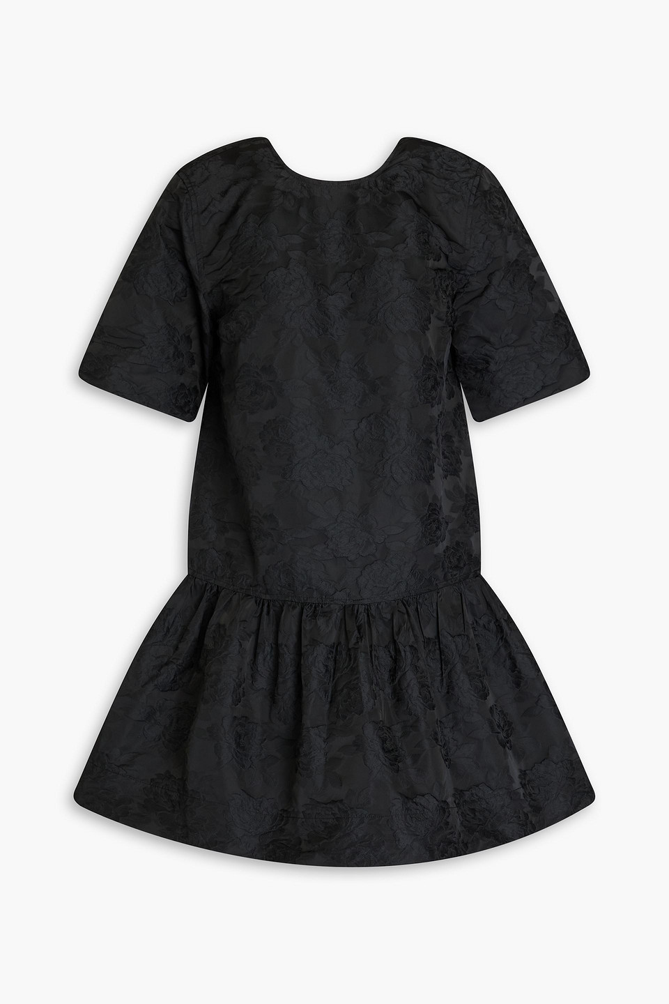Ganni Minikleid Aus Floralem Jacquard